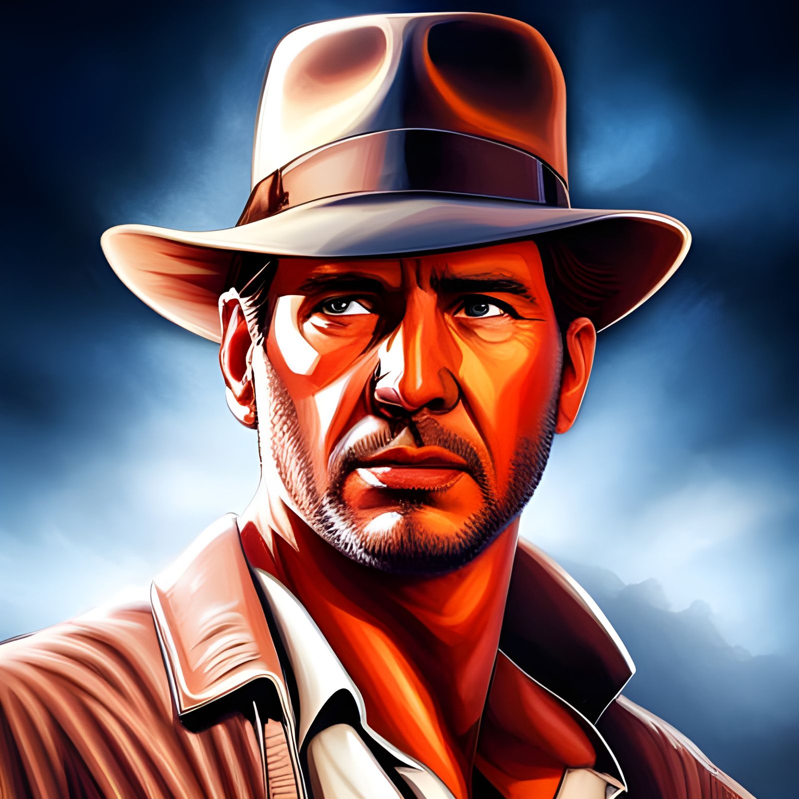 Hyperrealistic Archaeologist in Cinematic Composition