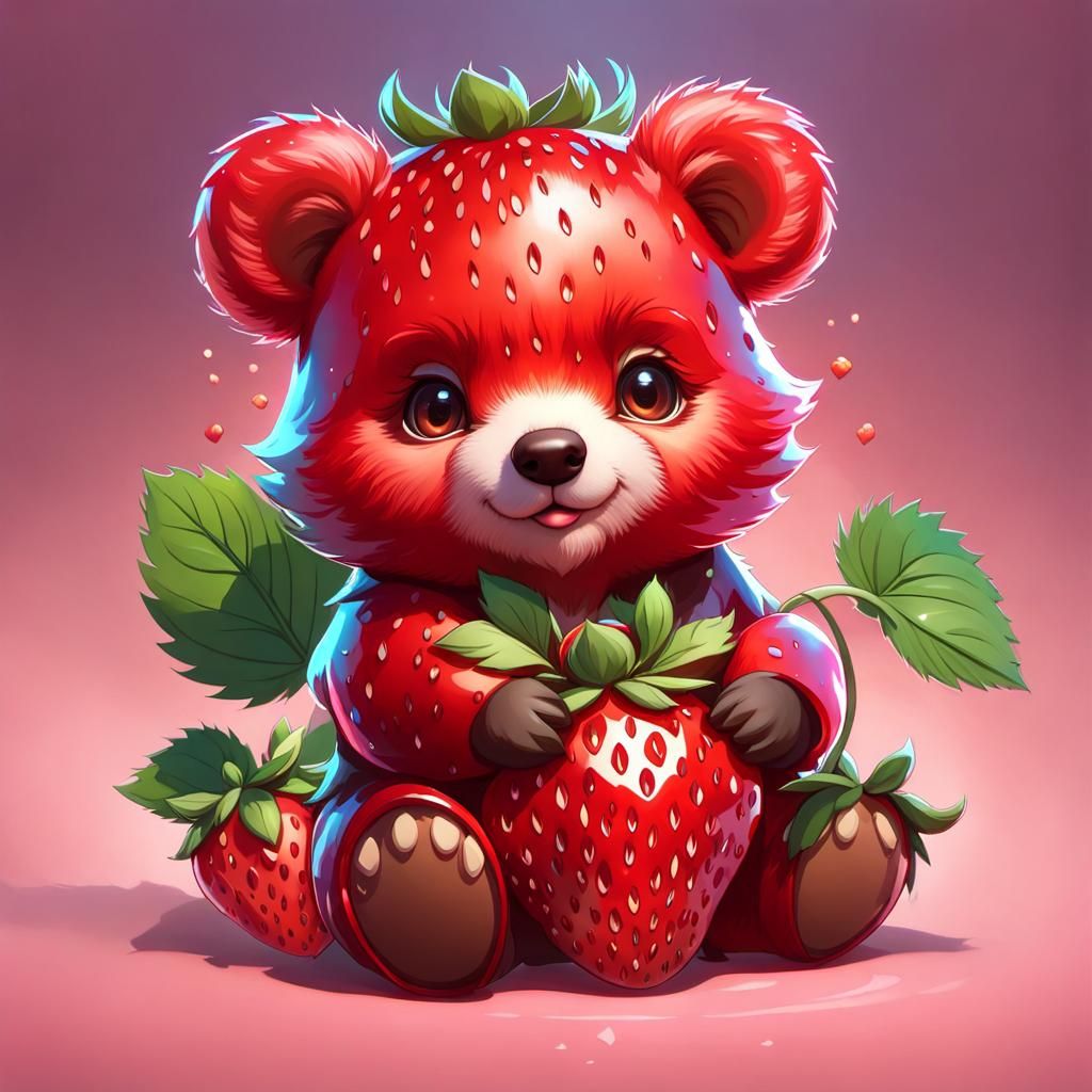Strawberry Bear 🐻 🍓