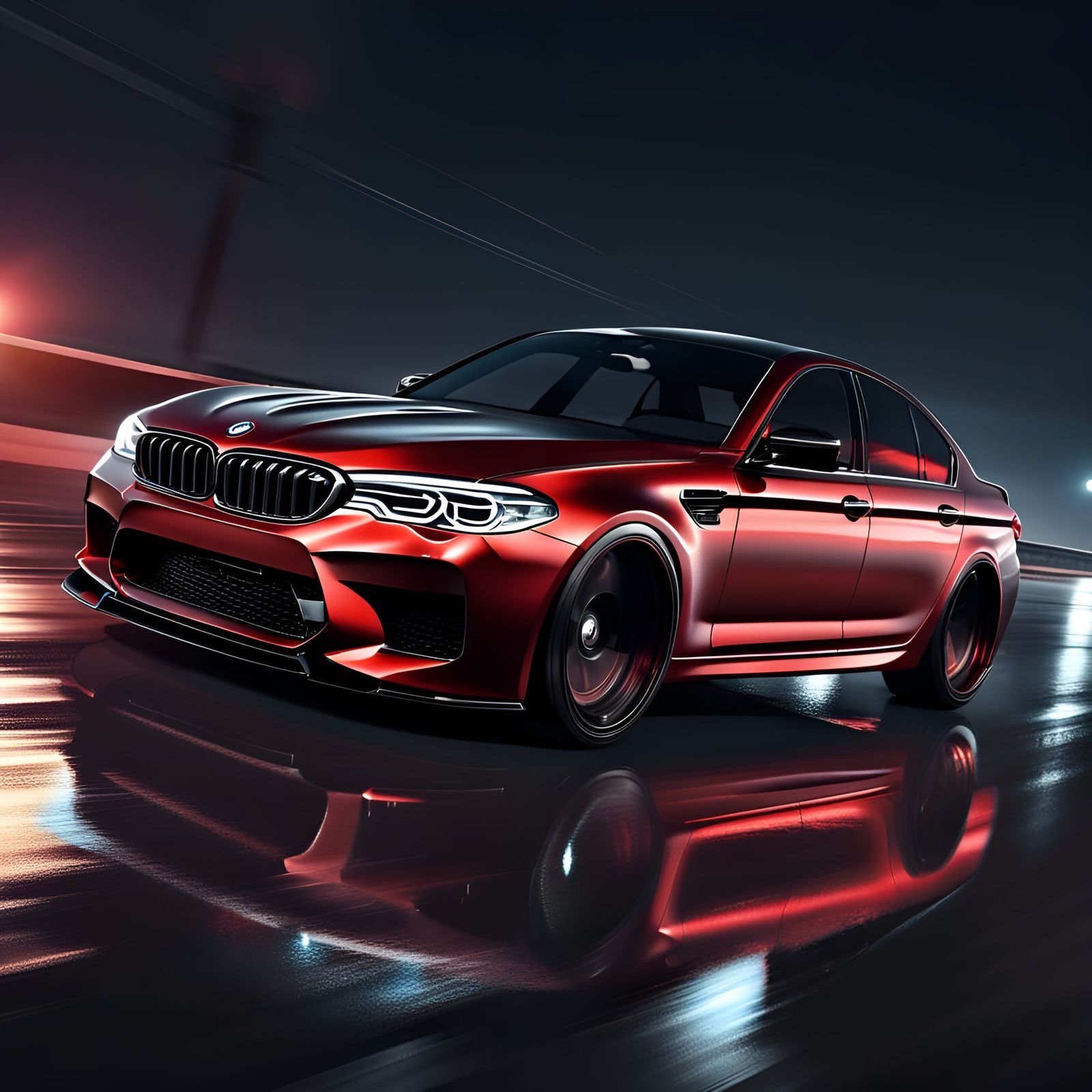 BMW M5 (red - black)