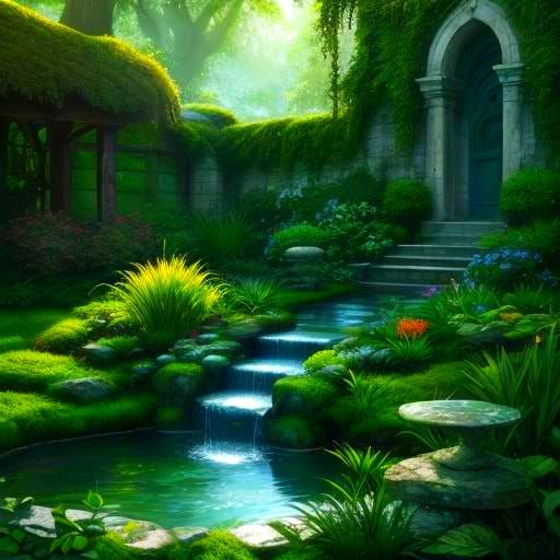 Enchanting Fountain Discovered by Water Diviner