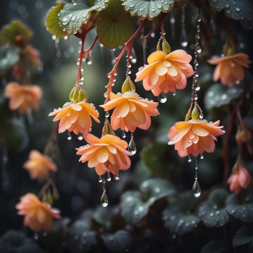 Hanging begonia