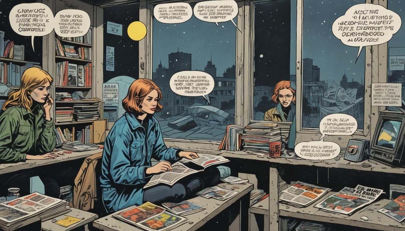 Chernobyl Window: Polish Comic Art in Retrofuturistic Style