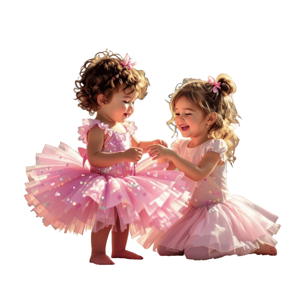 Brother and Sister Play Dress-Up in Sparkly Tutu