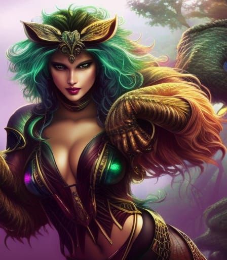 Elizuña, Amazonias leo