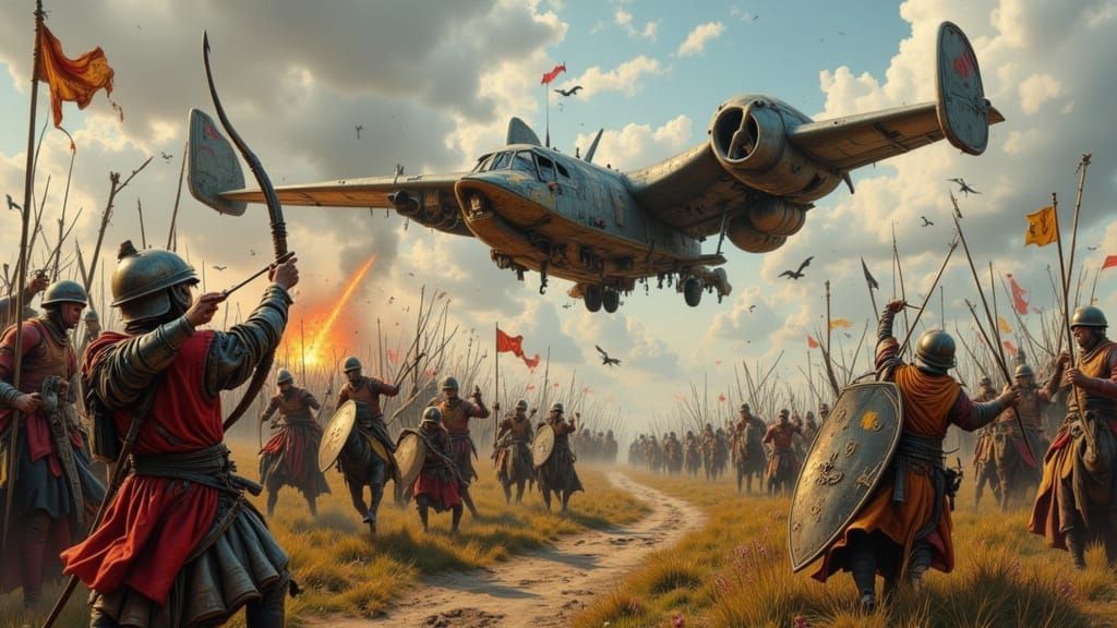 The future meets the past.