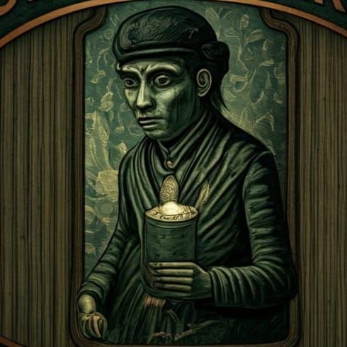 Astral Alien in a Dystopian Tavern