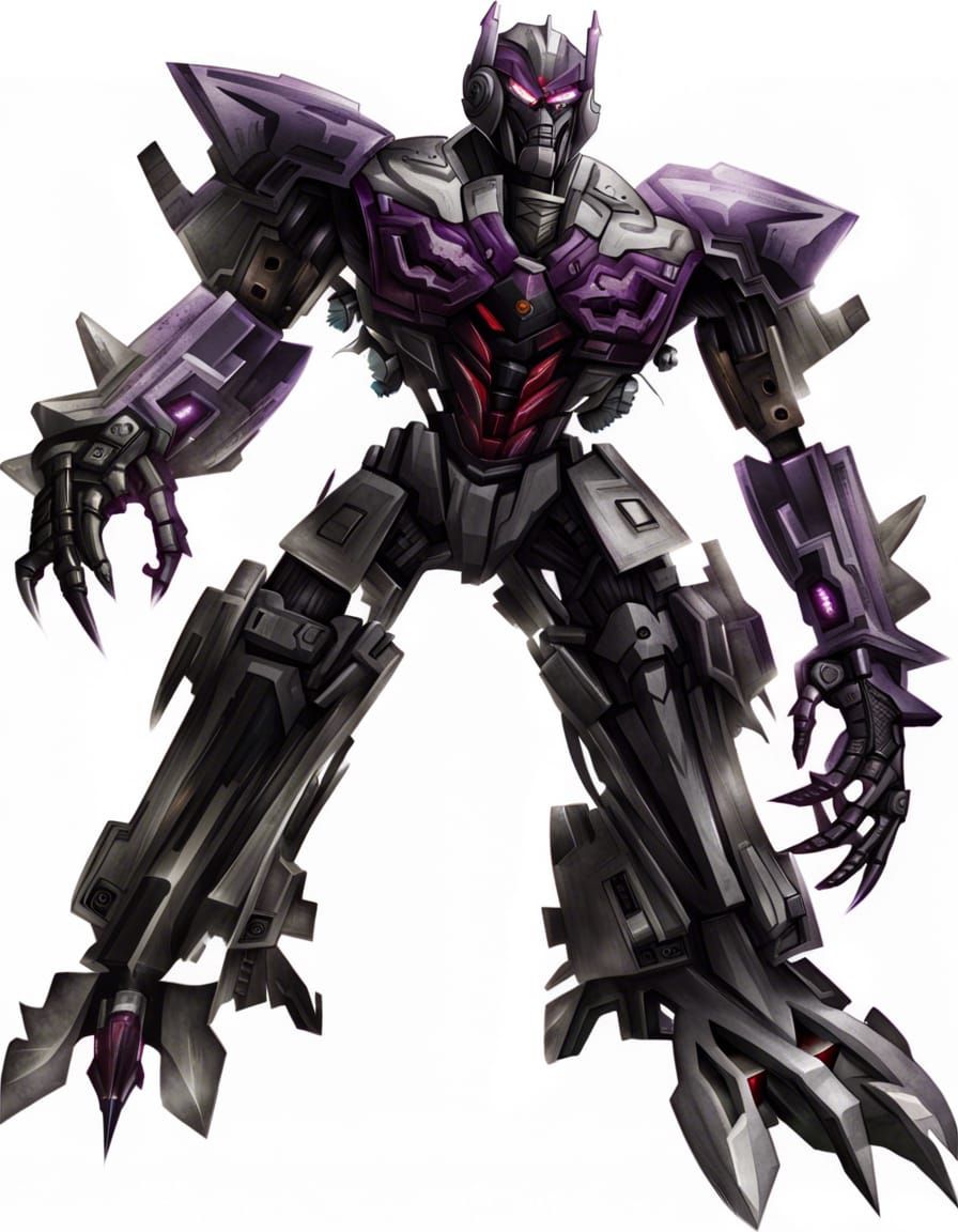 High Power Evil Megatron Illustration