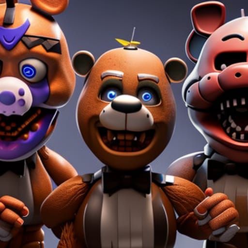 Five Nights at Freddy's: Twisted Animatronics in Hyperrealis...