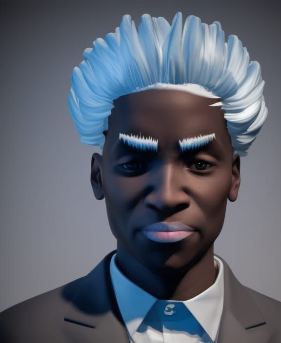 Modern Wizard Portrait in Urban Cityscape