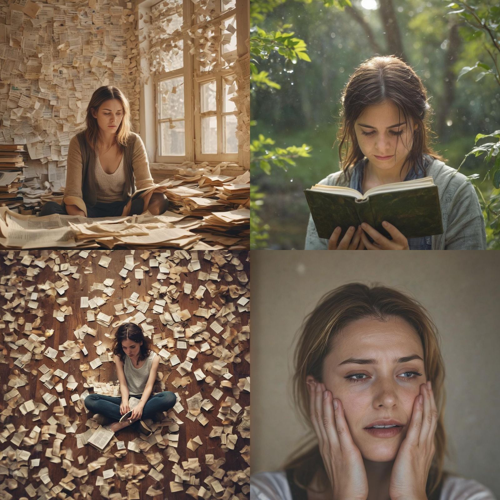 Book Cover: Woman Experiencing Panic Disorder