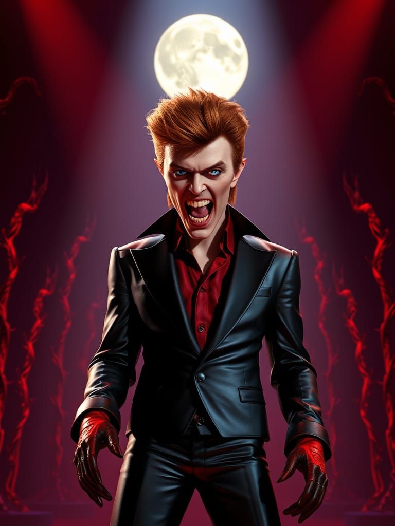 David Bowie, Modern Vamps!  …(Not so) Live on Stage Tonight!