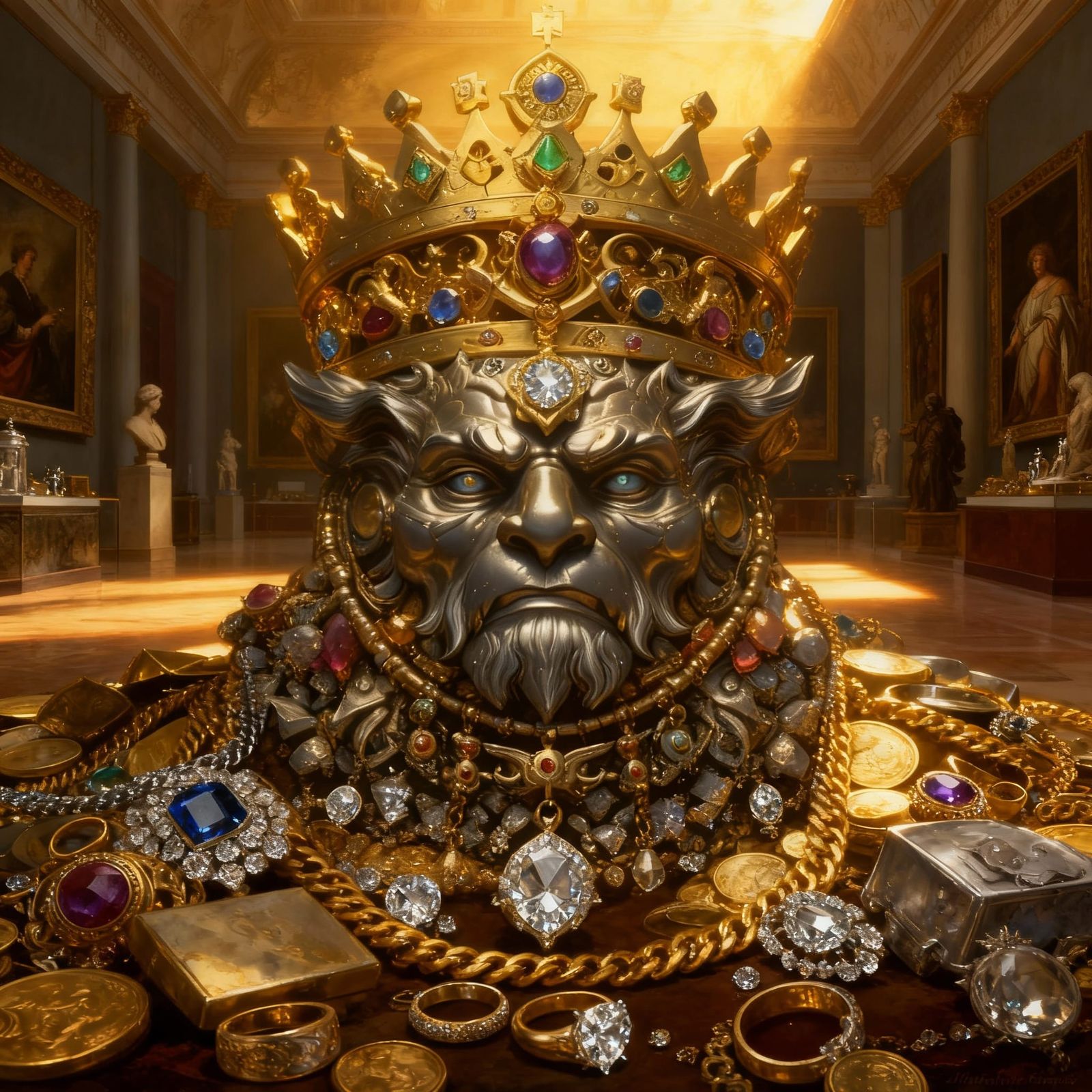 Opulent Treasury Loot Displayed in Museum