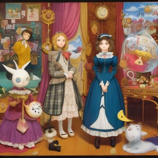 Whimsical Art Inspired by Burton and Arp