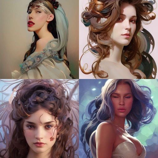 Hyperdetailed Portrait of Eve in Digital Art Style