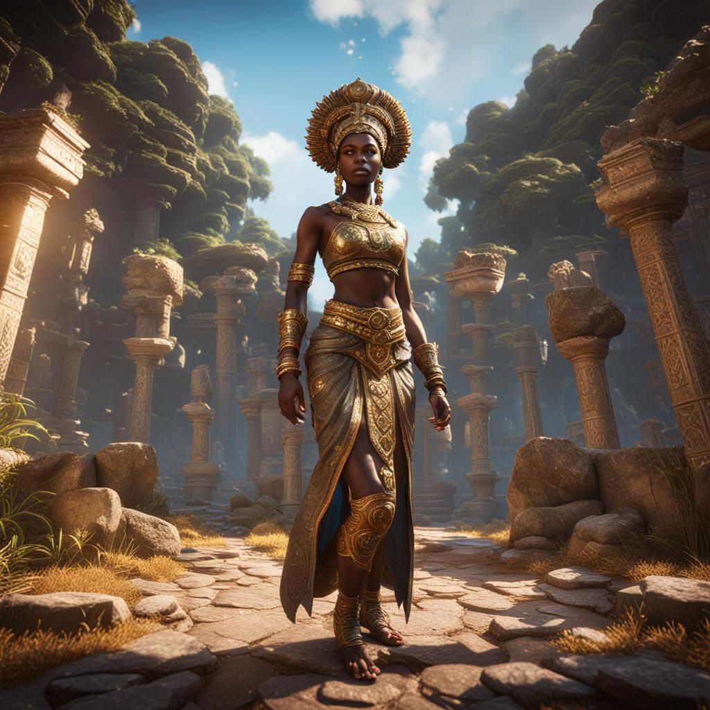 Aphrodite Goddess: 3D Game Cinematic Masterpiece