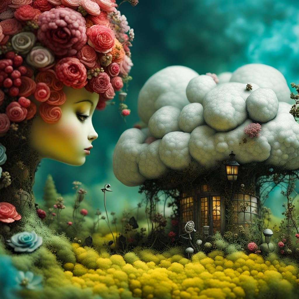 Utopian fairy world.