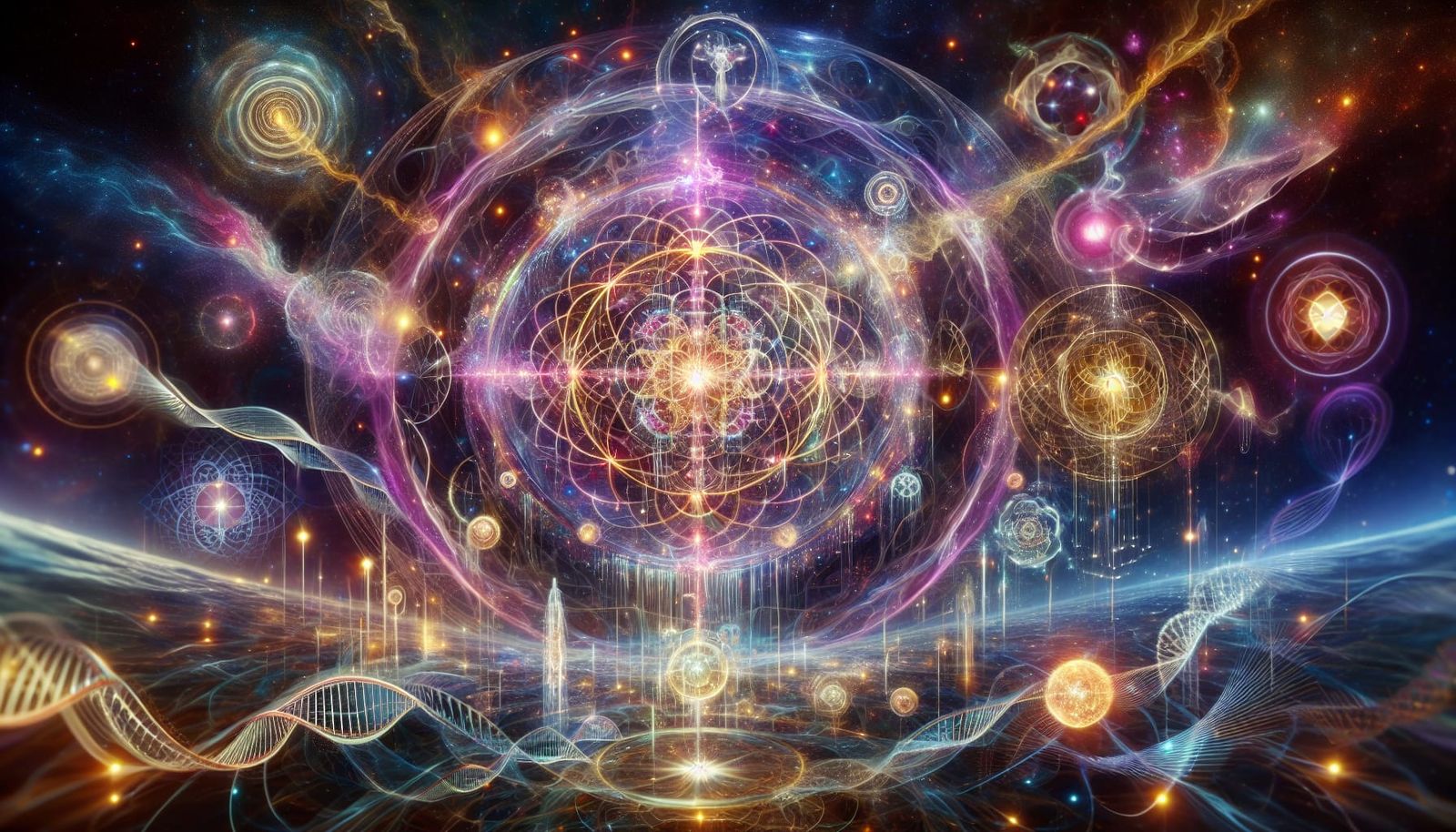 Sacred Geometry Quantum Consciousness in Cosmic Void