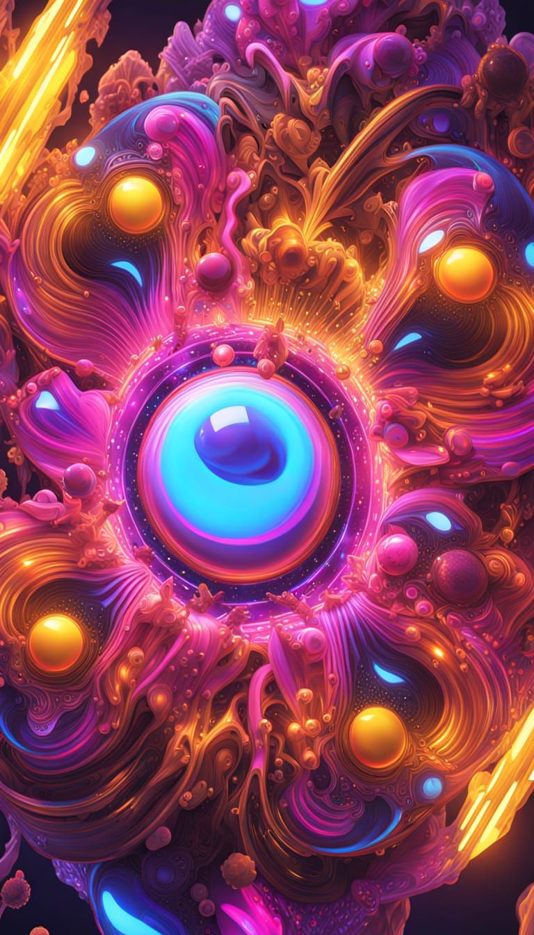 Psychedelic Op Art Abstract for Deep Sleep