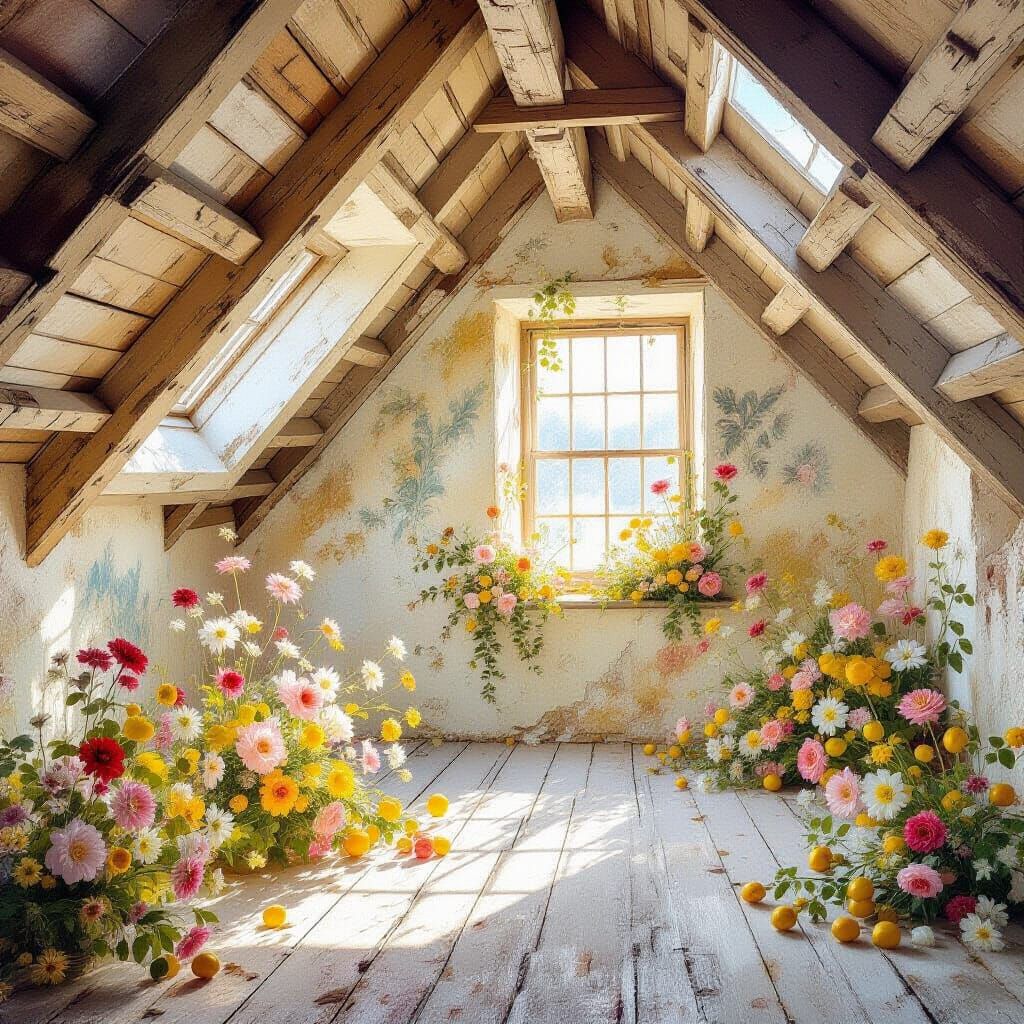 Metamodern Attic: Rococo Meets Impressionism & Art Nouveau