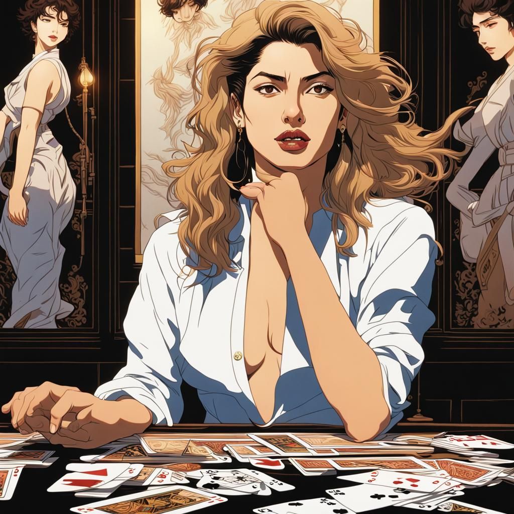 Gorgeous Woman in Anime Style, 8k Resolution