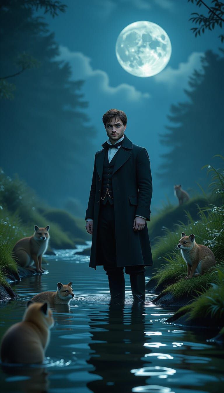 Steampunk Stream: Cinematic Scene with Intricate Details