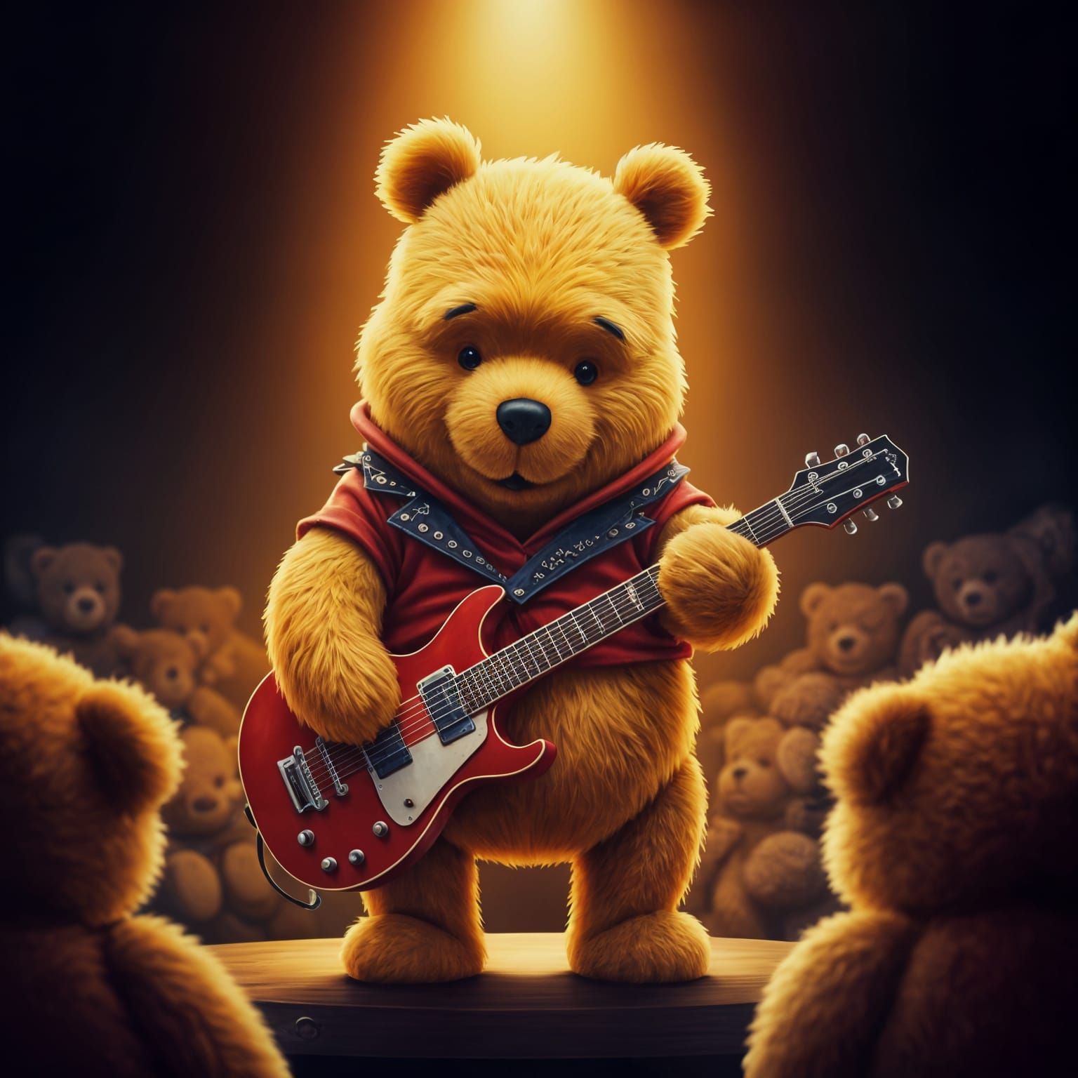 Winnie the Pooh the Rock Star 🎶🎶