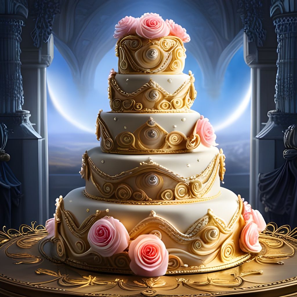 Beautiful wedding cake