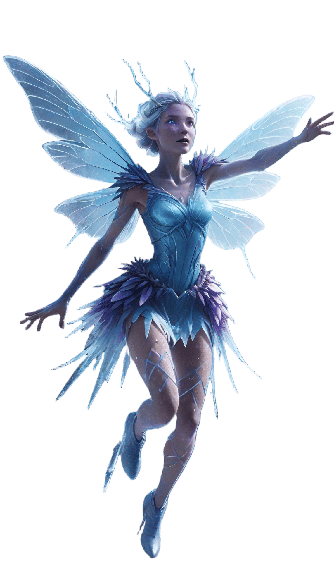 Ice Queen Transformation: 3D Game Cinematic Art