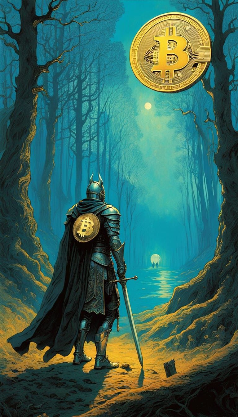 Bitcoin Knight Embarks on a Celestial Quest