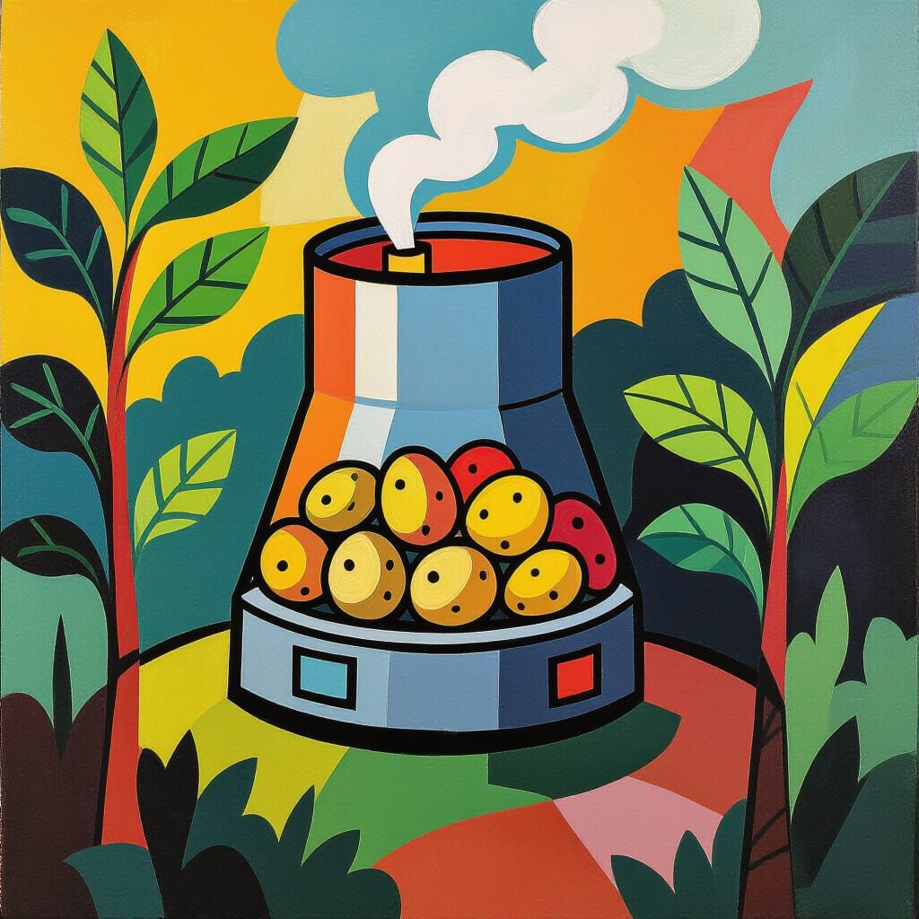 Nuclear Reactor Meets Fauvism: Kirchner and Matisse Style