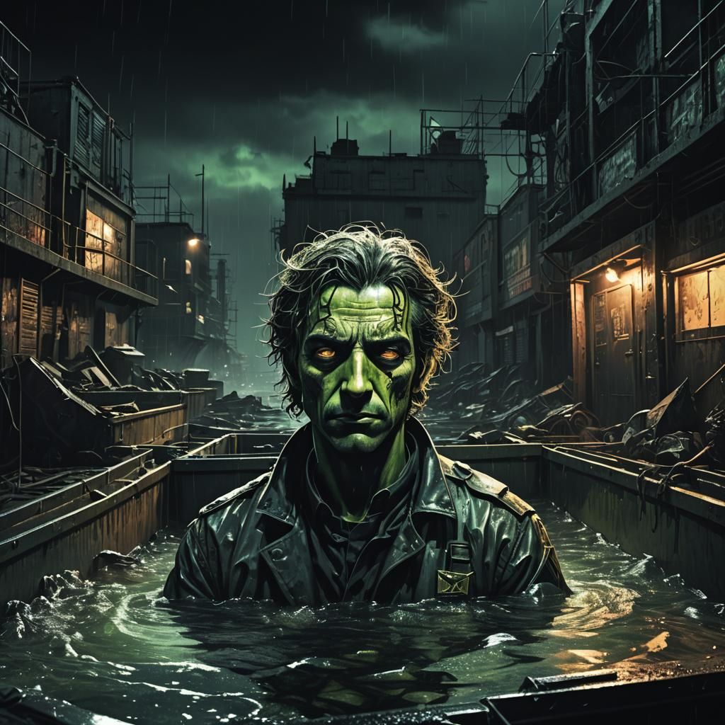 Dark Surrealism: Lieutenant in Dystopian Nightmare, Gustave ...