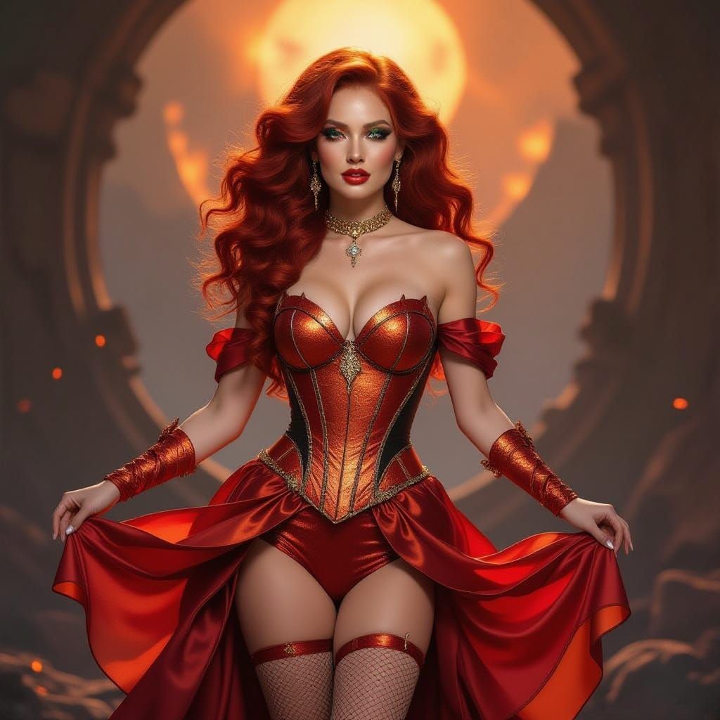 Celestial Performer Nova in Volcanic Couture