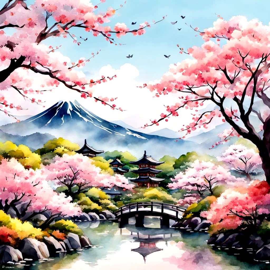 Cherry Trees in Japan: A Blossoming Vista