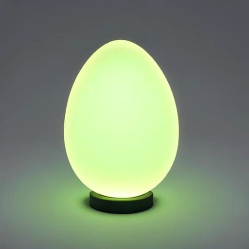 Magical Glowing Egg: AI Generated Image