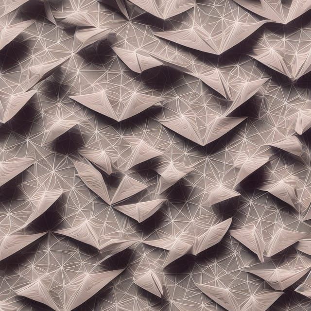 Origami Airplane Papercraft in 8K Resolution