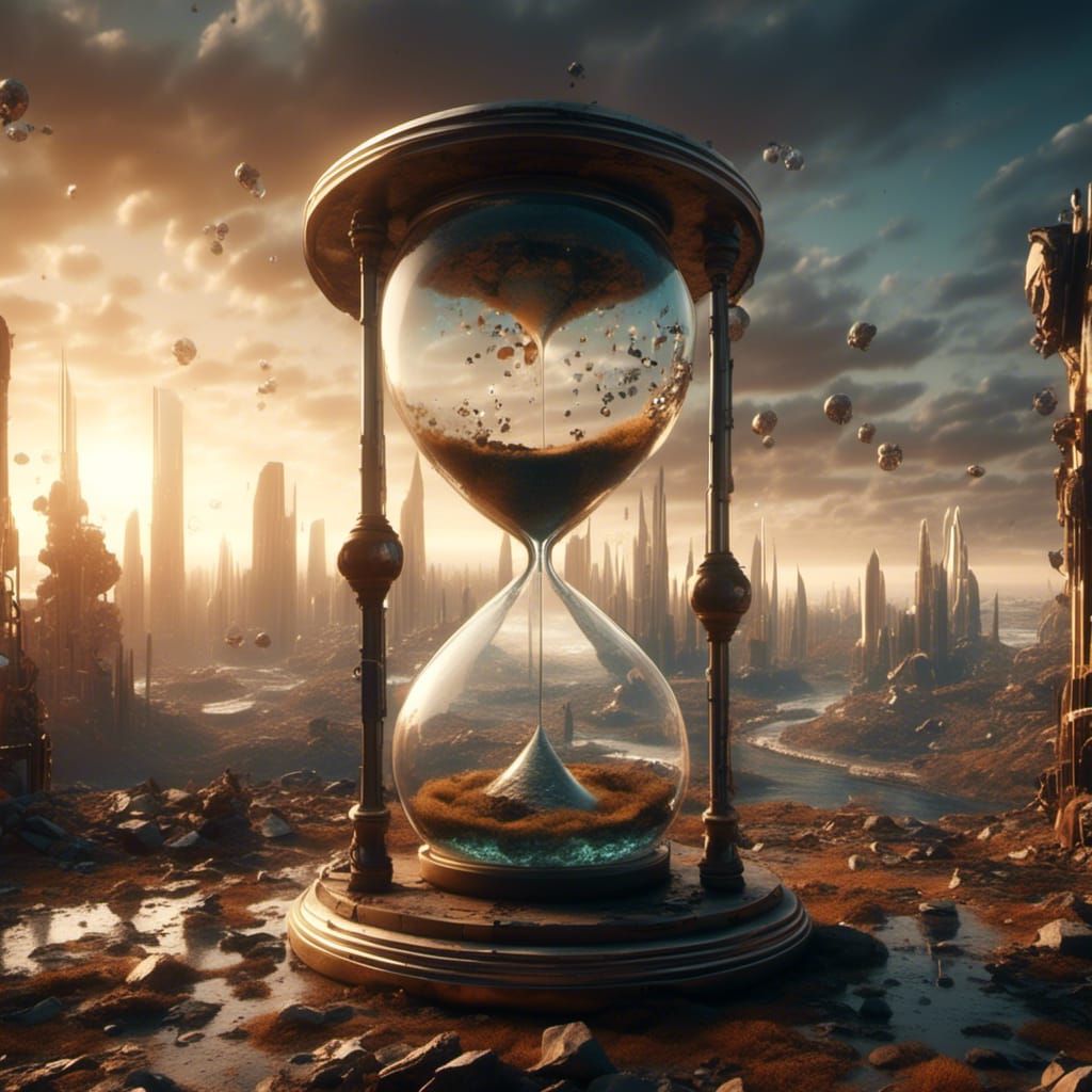 Cosmic Hourglass: Future City and Apocalyptic Landscape