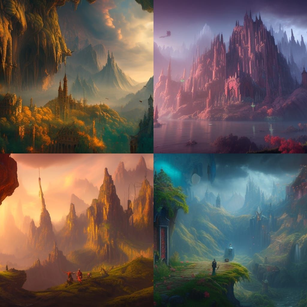 Tiktok Logo as Detailed Matte Painting