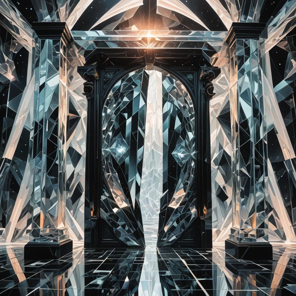 Surreal Portal to Mirrored 2D World