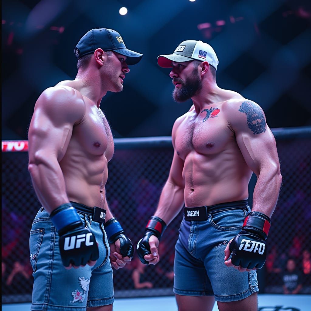 John Cena Enters Neon-Lit Cage in Futuristic Fight Scene