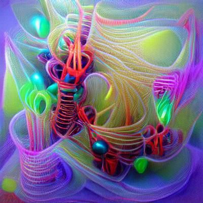 Abstract Quantum String Supernode Visualization