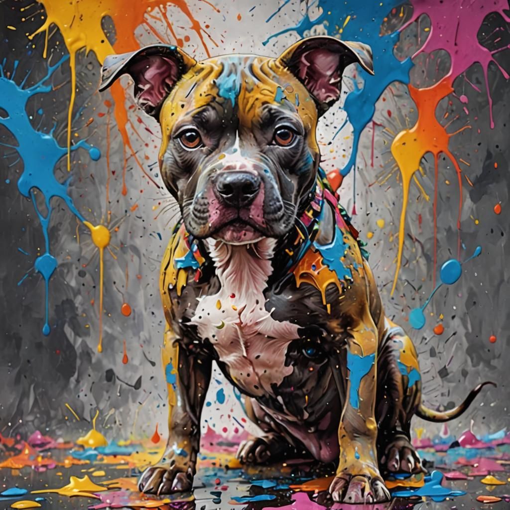Fantasy Pitbull Speedpaint Masterpiece