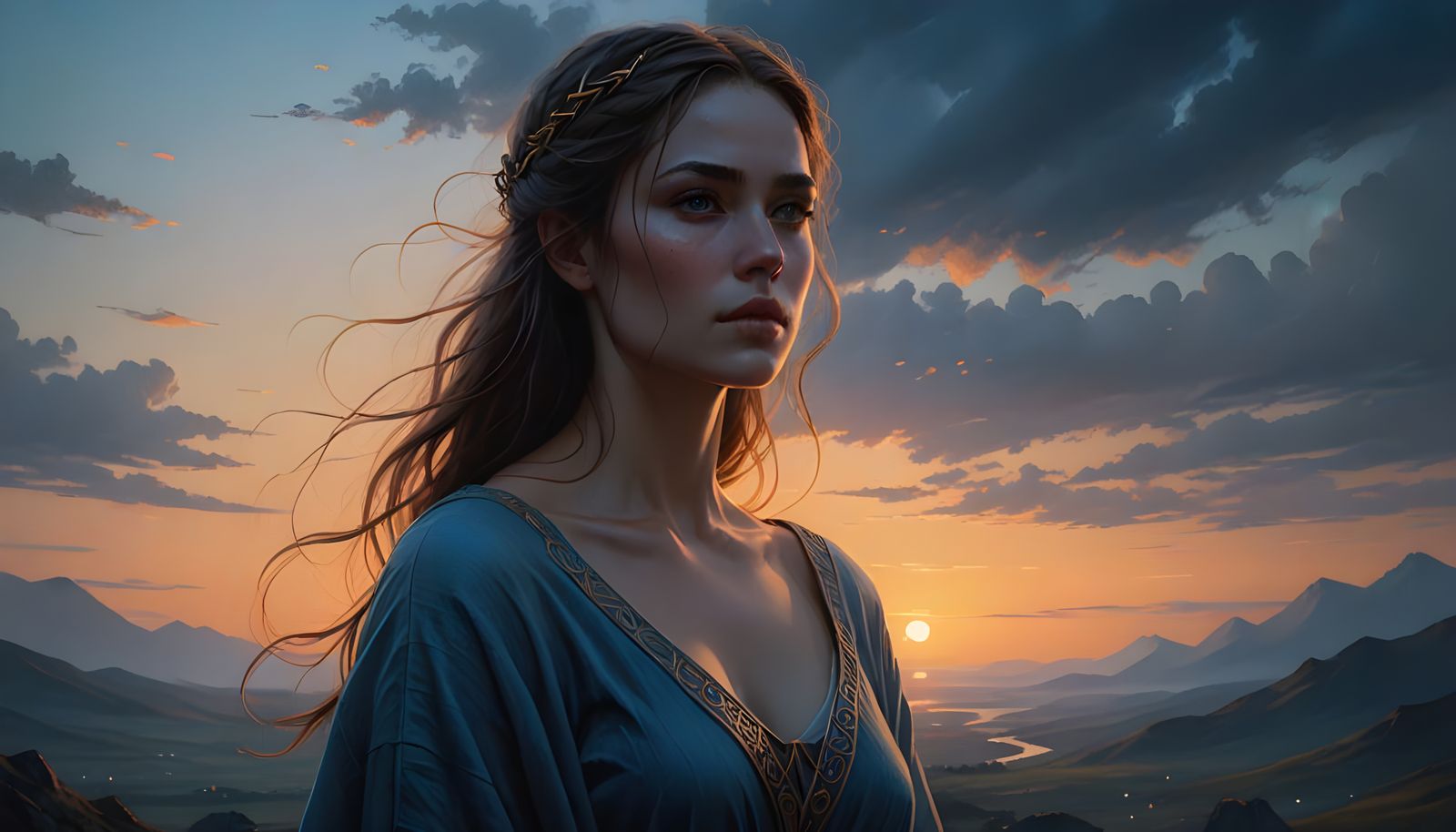 Ethereal Nordthra Goddess Radiates Desire