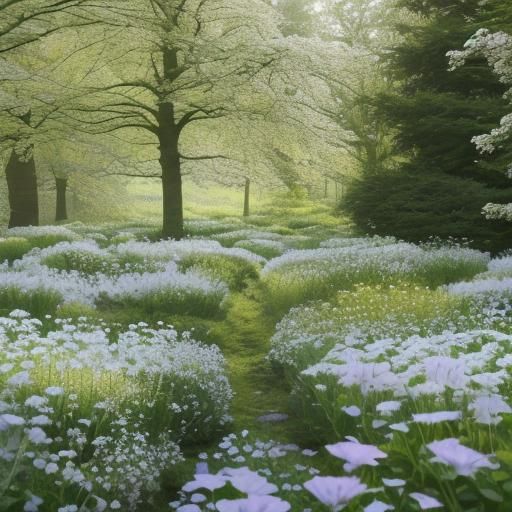 Edenische Blumen: Gläserne Blumen mit schimmernden, transpar...
