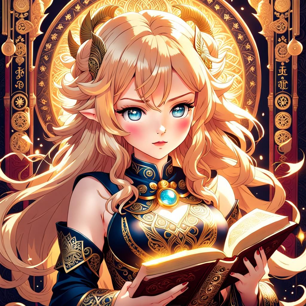 Manga Scan of Woman in Powerful Pose