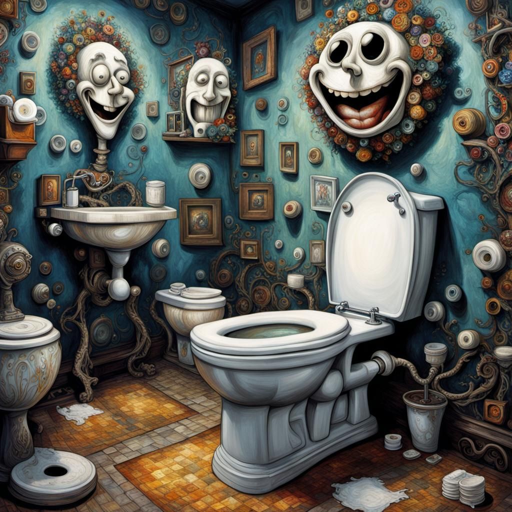 An Anthropomorphised Toilet