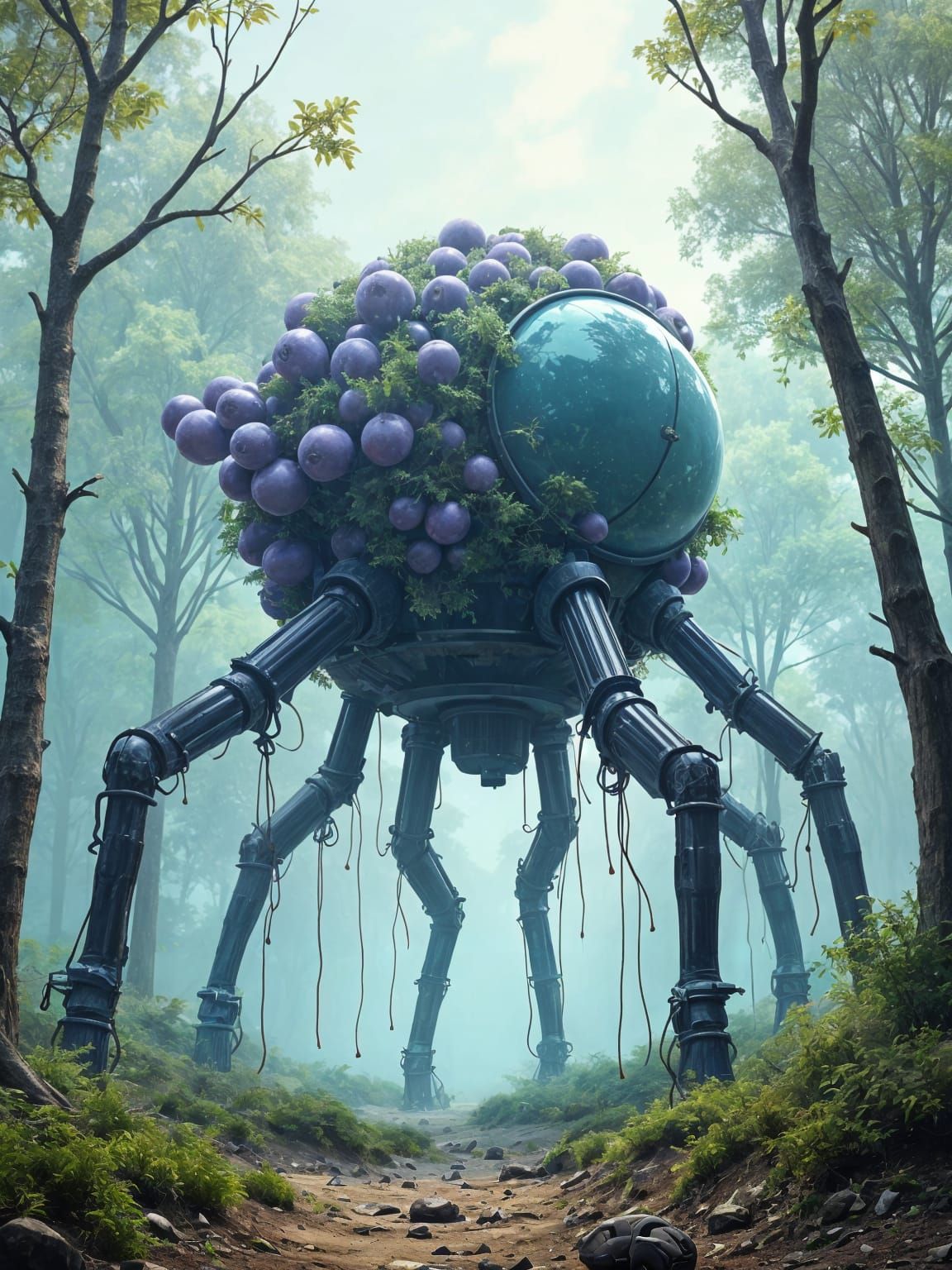 Overgrown Scout Mech