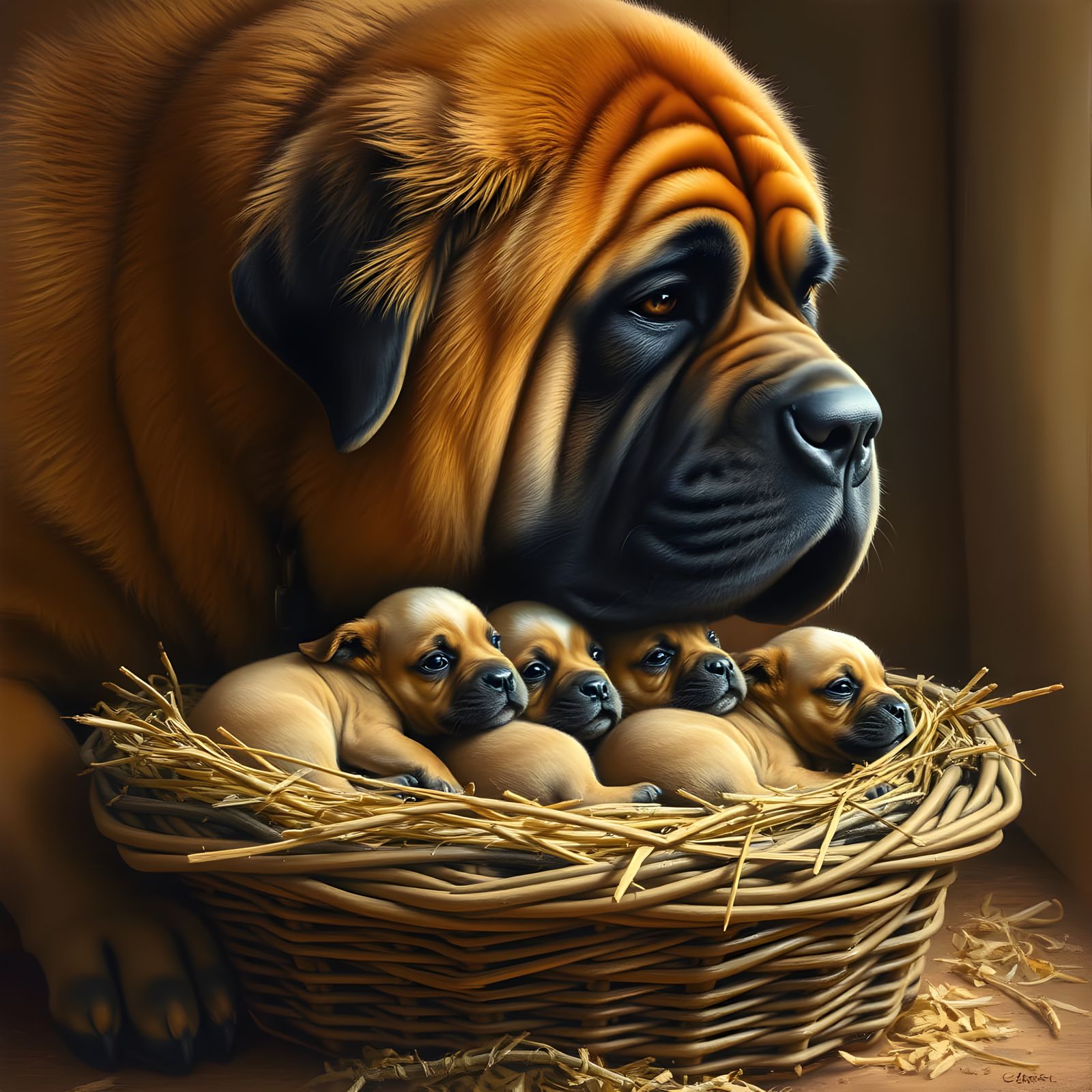 Dog's Mother: A Powerful Portrait of Canine Nurturing