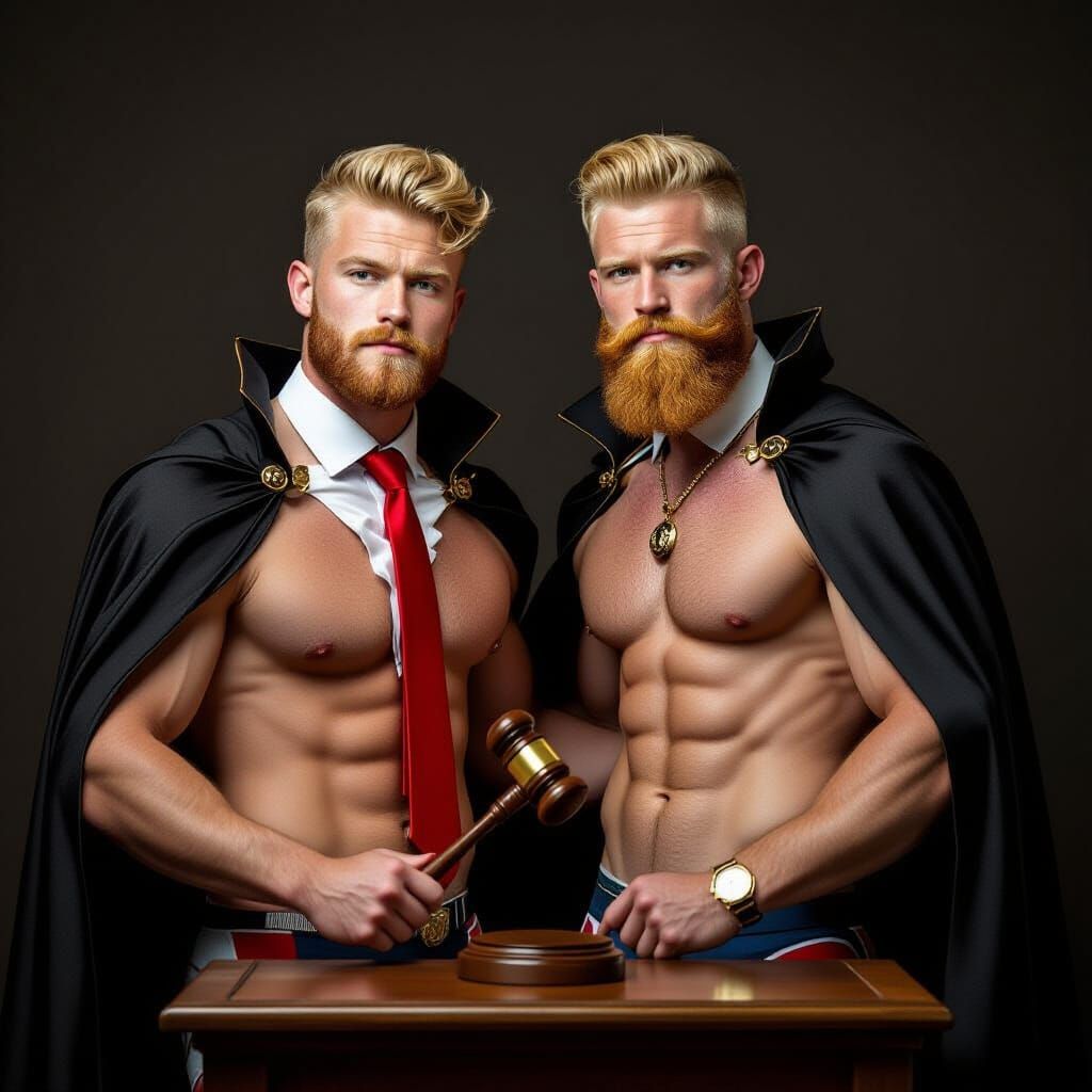 Midnight Auctioneer Selling Secrets in Judge's Robes