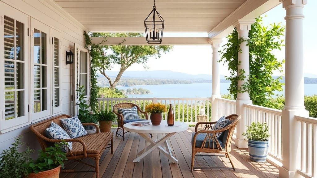 Wholesome Veranda Scene