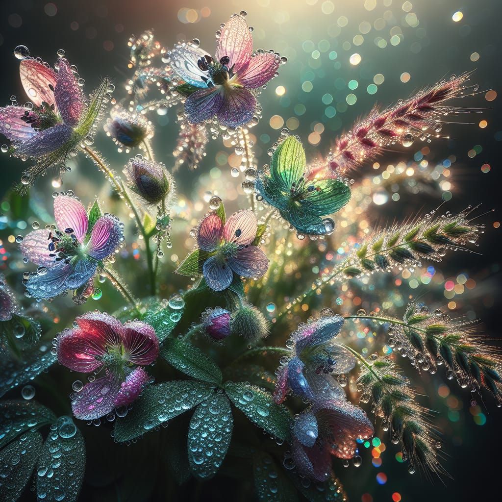 Vibrant Wildflowers in Soft Focus